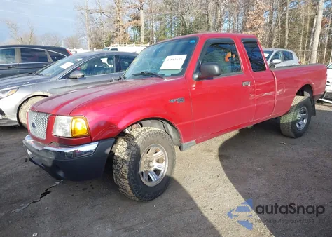 2003 Ford Ranger Super Cab из США, поврежденный, VIN 1FTYR44U33PB76887